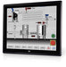 DM-F12A/R: Průmyslový LCD Monitor 12", hliníkový přední panel, odporový dotykový displej