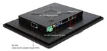 1xVGA, 1xDP, 1xHDMI, 1xUSB 2.0, 1xRS-232, 9-36V DC-In